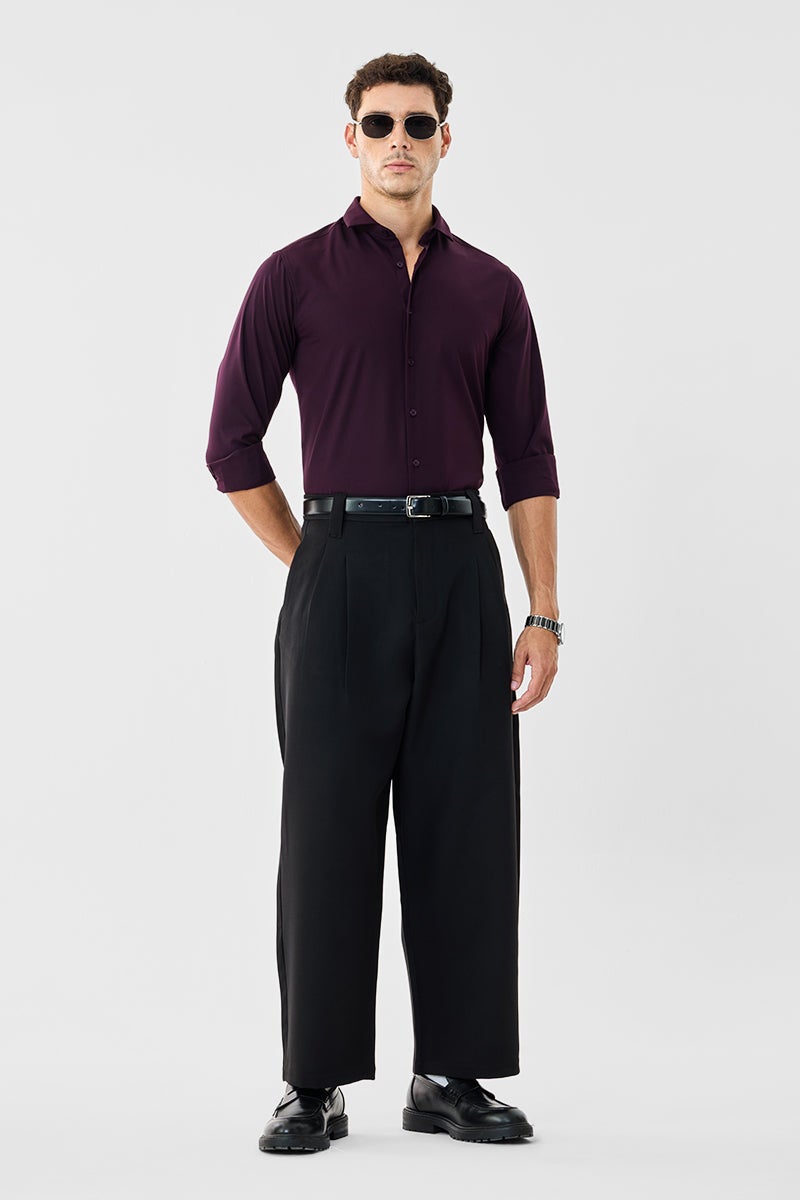SNITCH Baggy Stretch Trousers - Image 3